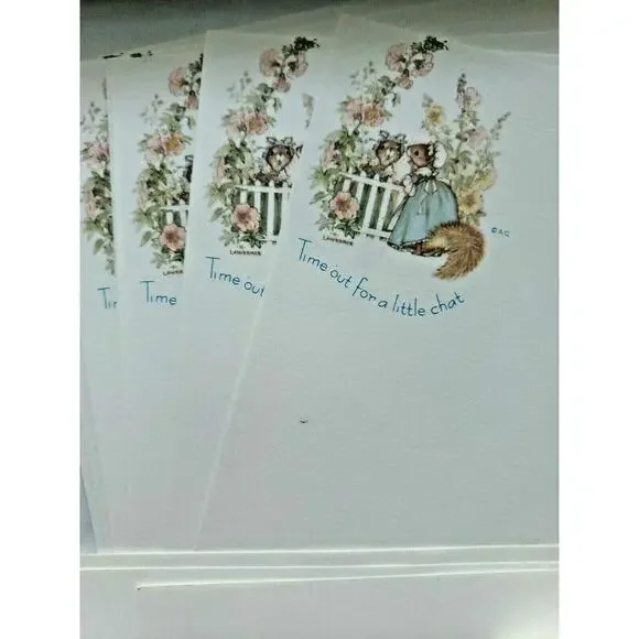 Vtg Stationary Hallmark Bobbs Merrill Polly Prim American Greeting & more U113 - Picture 11 of 12